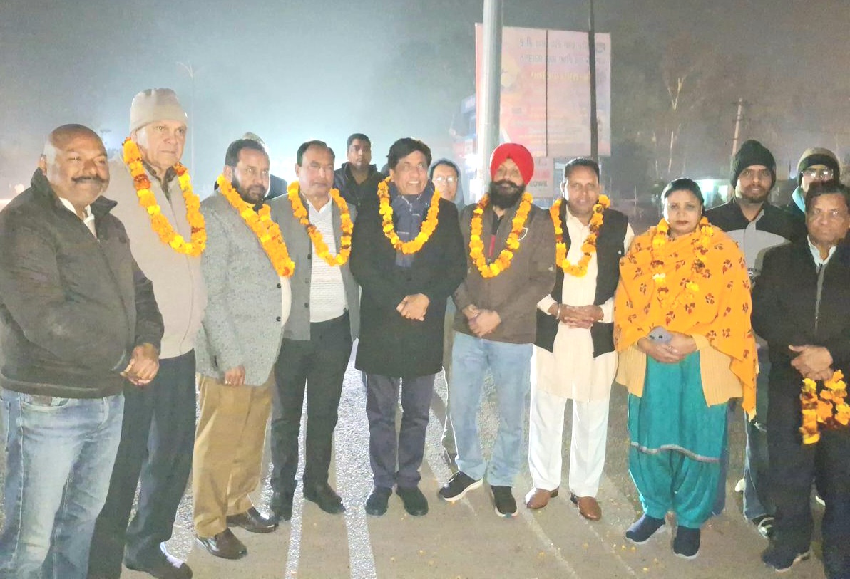 MLA Brahm Shankar Jimpa inaugurated street lights installed at a cost of Rs 16.14 lakh
